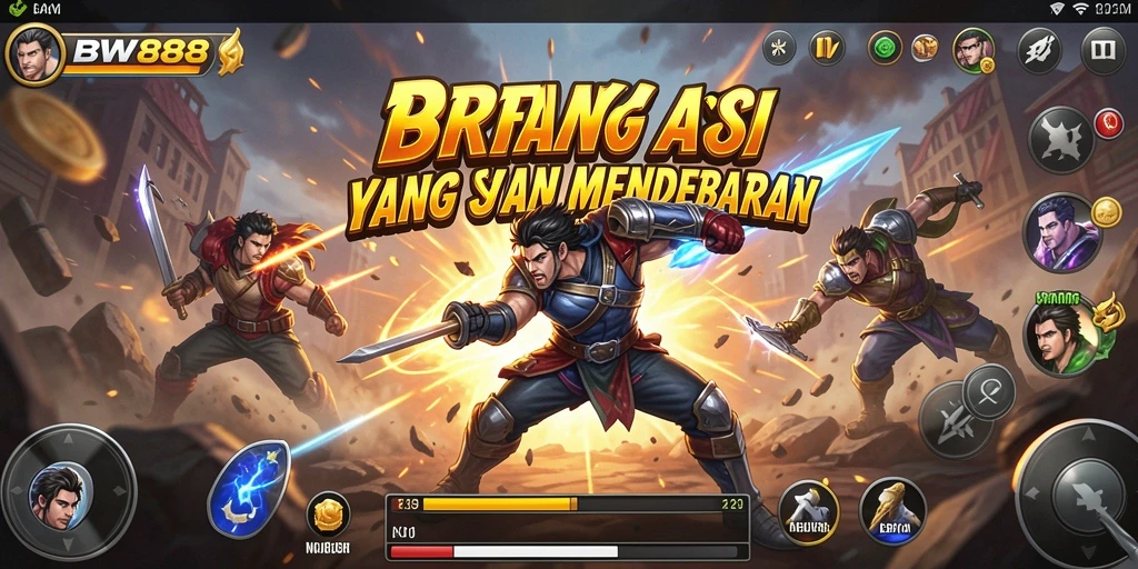 Tampilan utama gameplay BW888 yang penuh aksi dan seru.