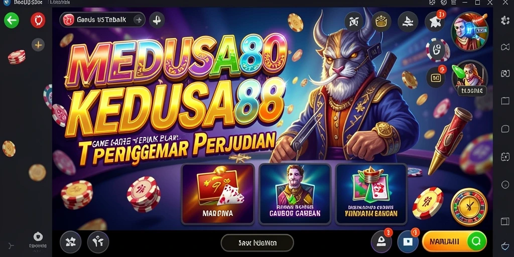Tampilan gameplay yang seru dan menarik dari MEDUSA88.